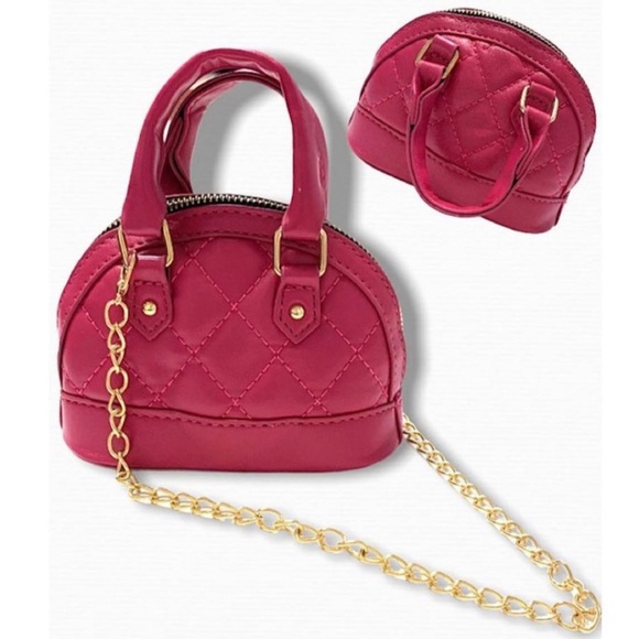 Handbags - NEW HOT PINK TINY PURSE